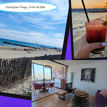 La Perle Bleue, 100 M De La Plage, Parking, Wifi Frontignan Eksteriør bilde