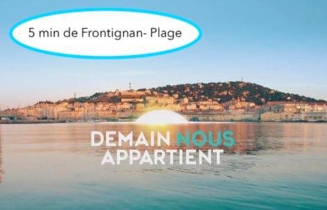 La Perle Bleue, 100 M De La Plage, Parking, Wifi Frontignan Eksteriør bilde