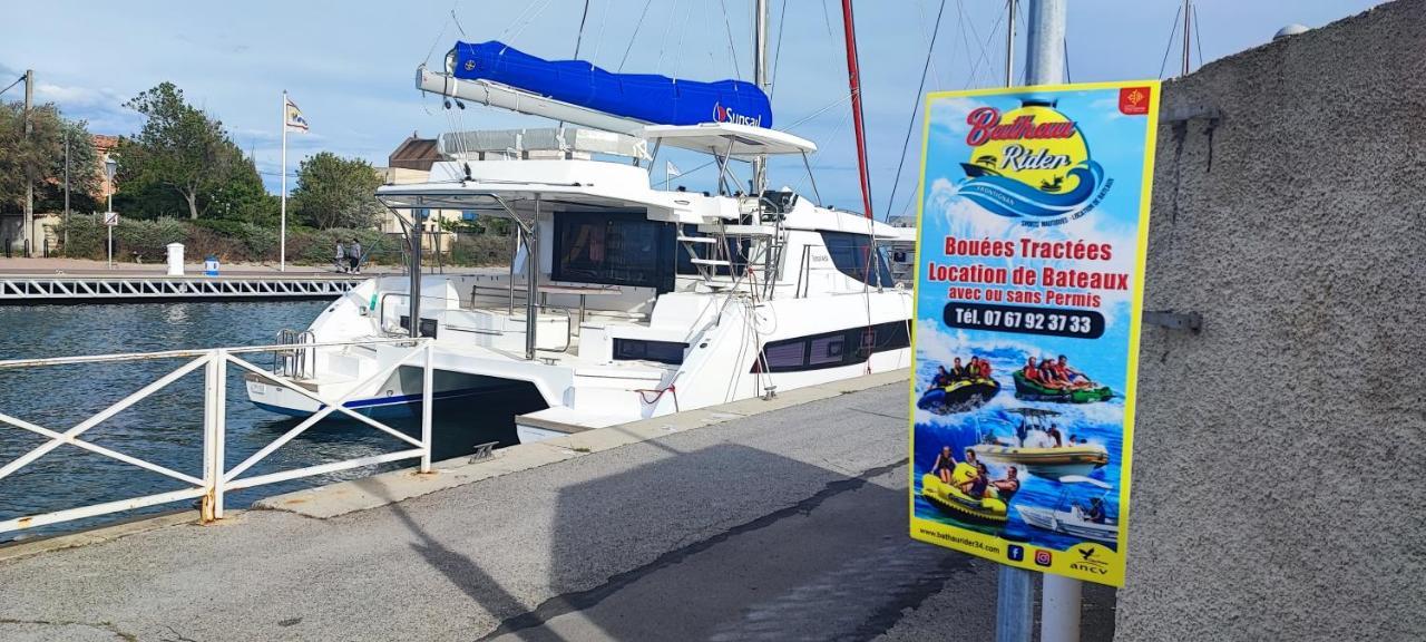 La Perle Bleue, 100 M De La Plage, Parking, Wifi Frontignan Eksteriør bilde